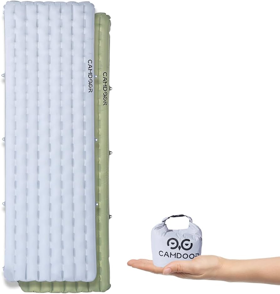 Amazon.co.jp: CAMDOOR インフレーターマット高R値6.8 エアーマット