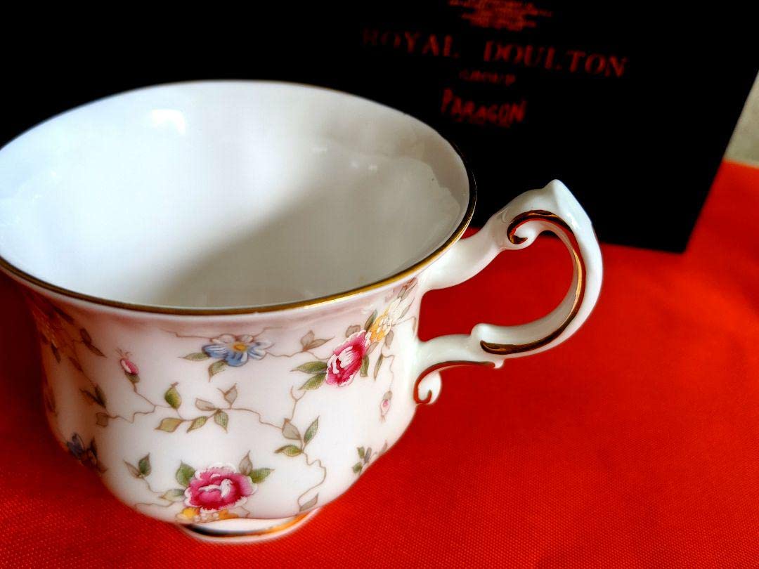 専用 イギリス パラゴン 1950年代 コ—ヒ—カップ＆ソ—サ—2客セット
