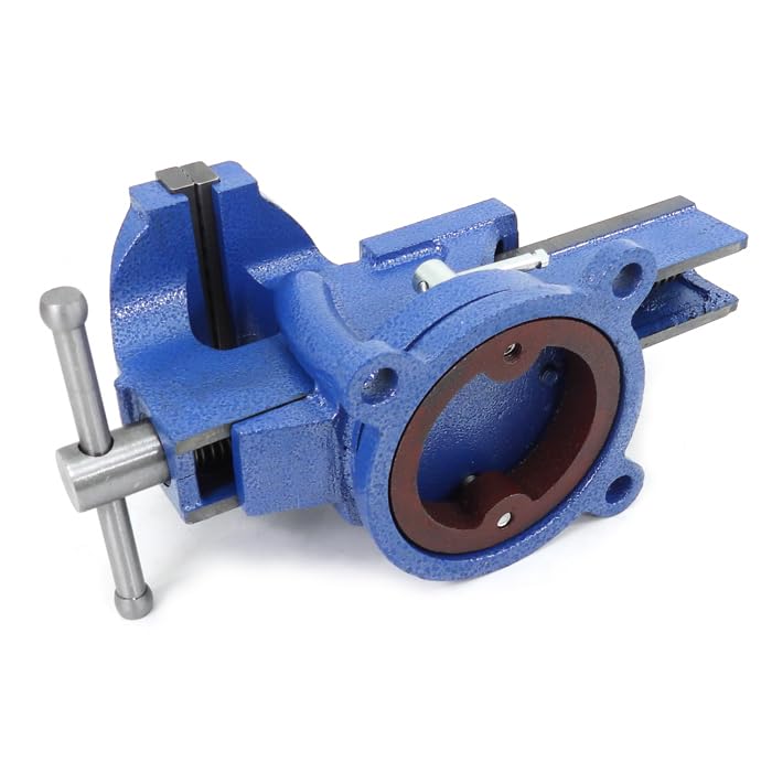 Amazon.co.jp: HELIOS 万力 回転式 リードバイス 125mm バイス台 DIY