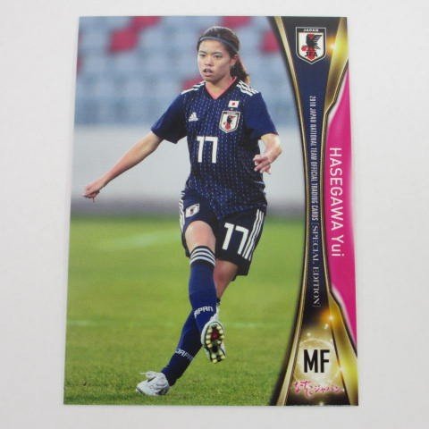 なでしこジャパン 中嶋淑乃 直筆サイン入り写真 ③ サッカー日本代表