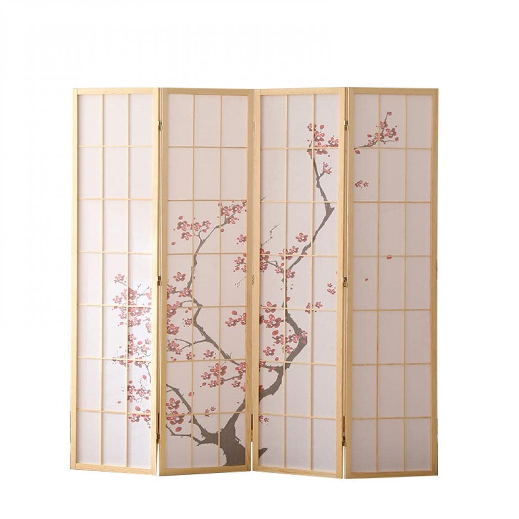 Amazon｜[ZYACOFVE] パーテーション 間仕切り おしゃれ 4連 和風衝立