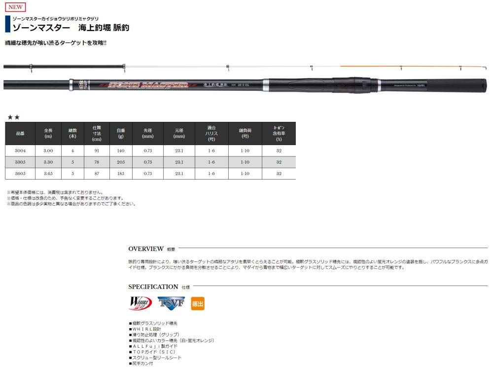 Amazon | 宇崎日新 ゾーンマスター 海上釣堀 脈釣 3004 | Uzaki Nissin