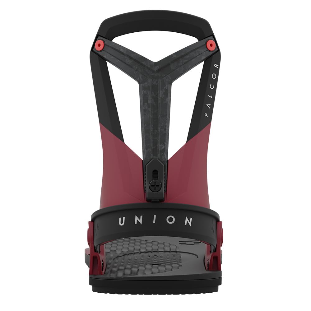 UNION スノーボード ビンディング ブラック/レッド FALCOR 楽天市場