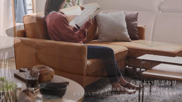 Amazon｜【開梱設置便】 レザーテックス カウチ L字 ソファ 3人掛け