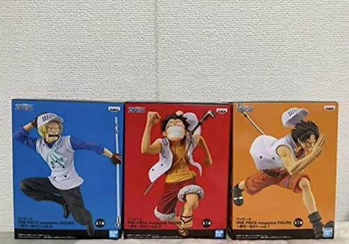 Amazon | ワンピース 夢の一枚 フィギュア ルフィ サボ エース 海軍