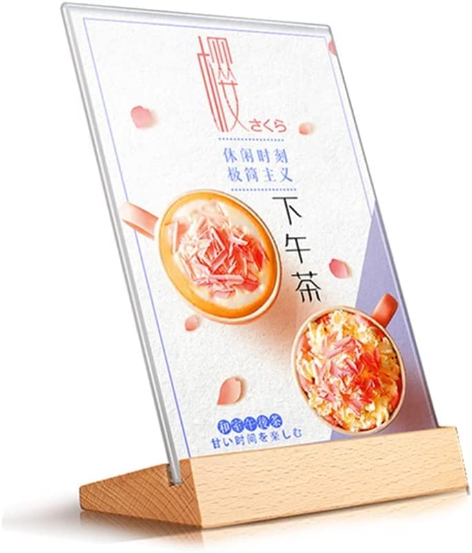 Amazon.co.jp: siawadeky サインホルダー A4サイズ 両面使用 アクリル