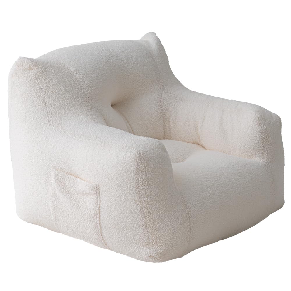 Amazon.co.jp: smoo ビーズクッション 1人掛けソファ ポケット付き