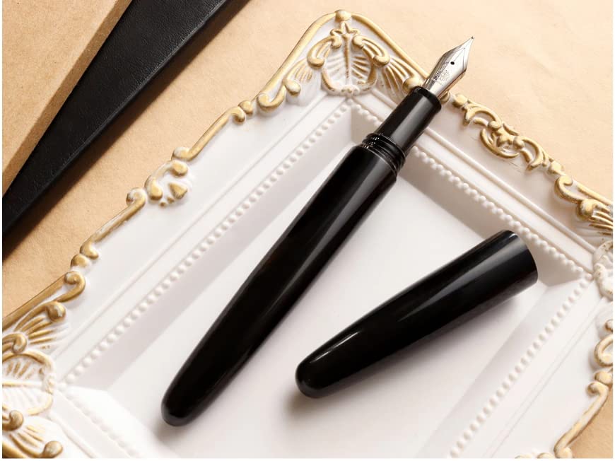 Amazon | WANCHER 夢万年筆 DREAM PEN 誠エボナイト シルクブラック