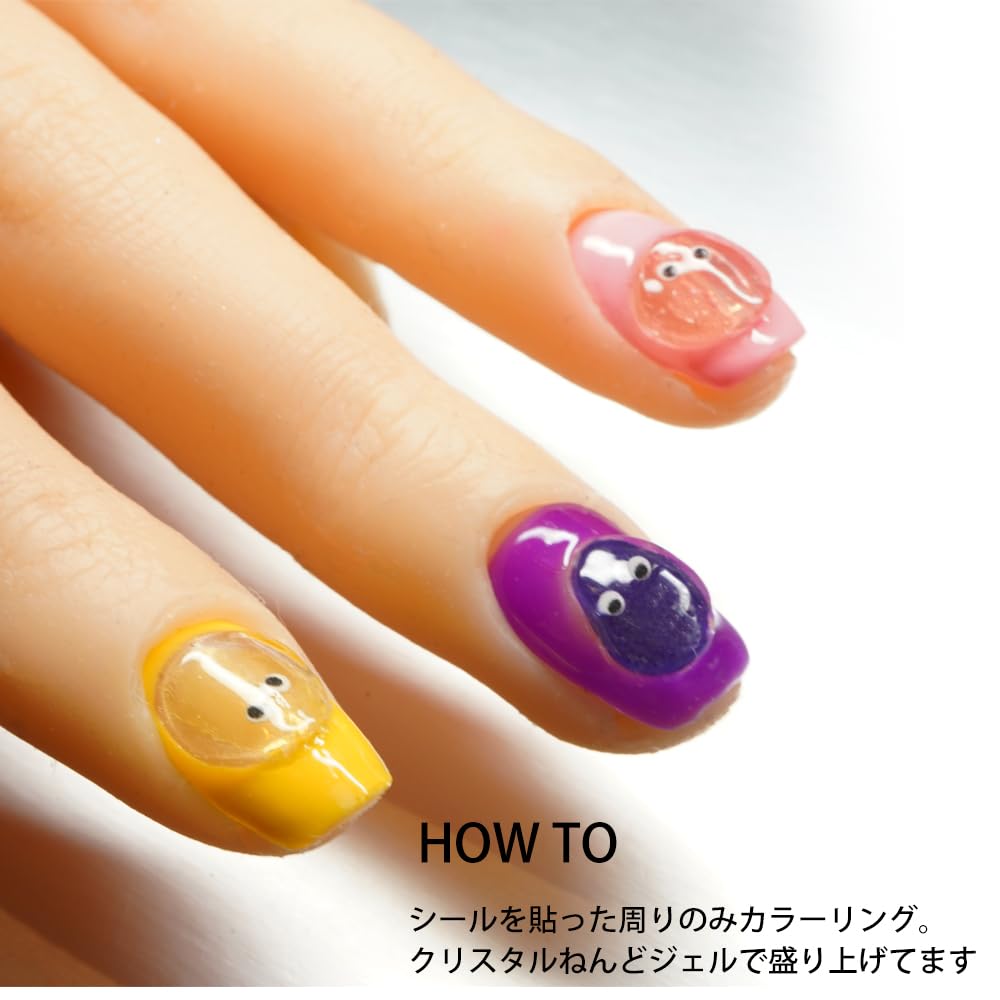 Amazon.co.jp: ゼリーモンスター クリア ネイルシール クリアカラー