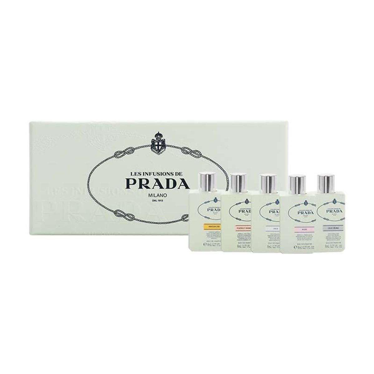 Amazon.com : Prada Les Infusions Eau de Parfum 5PCS Mini Gift Set