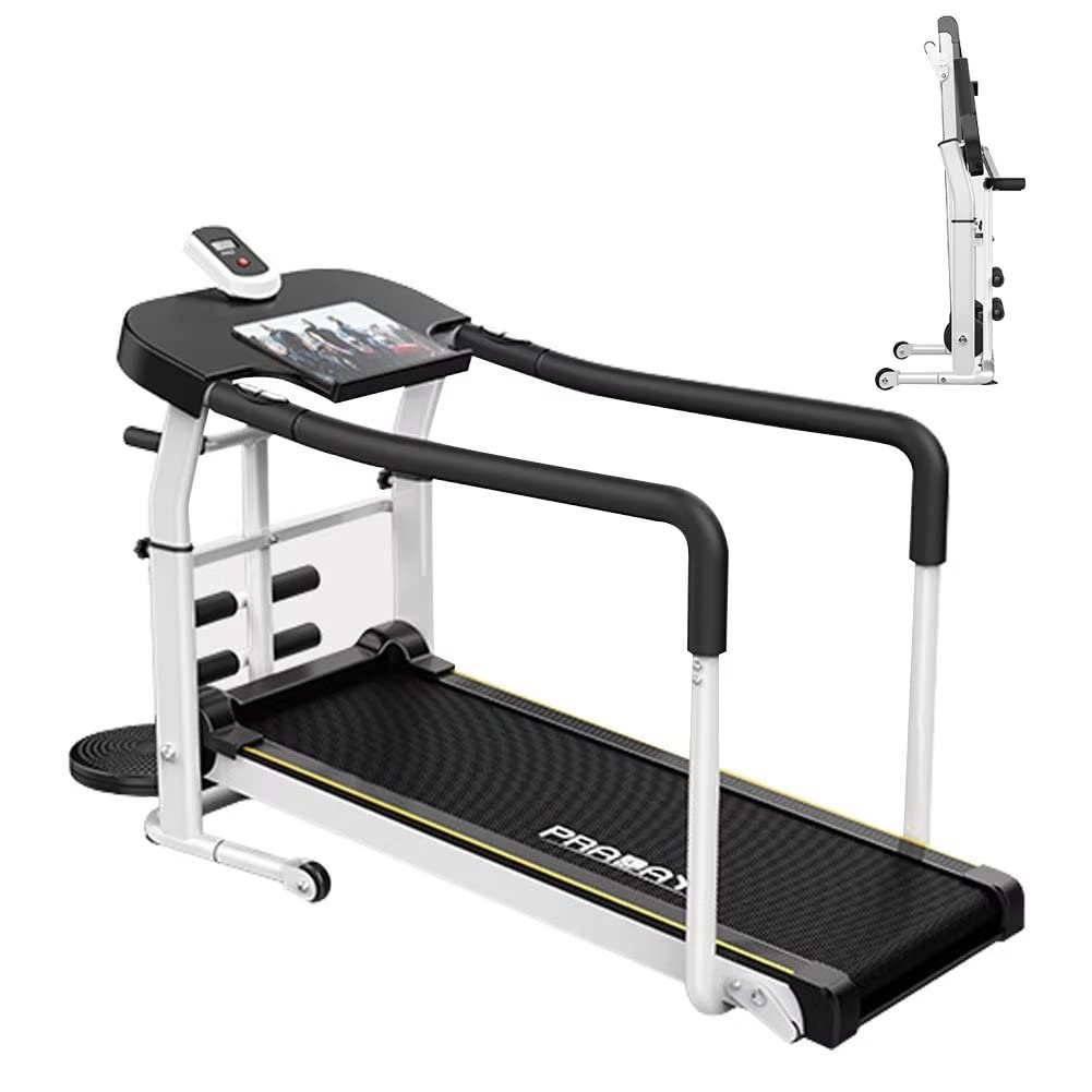 Amazon | ルームランナー 自走式 ランニングマシン 手すり付き 高齢者