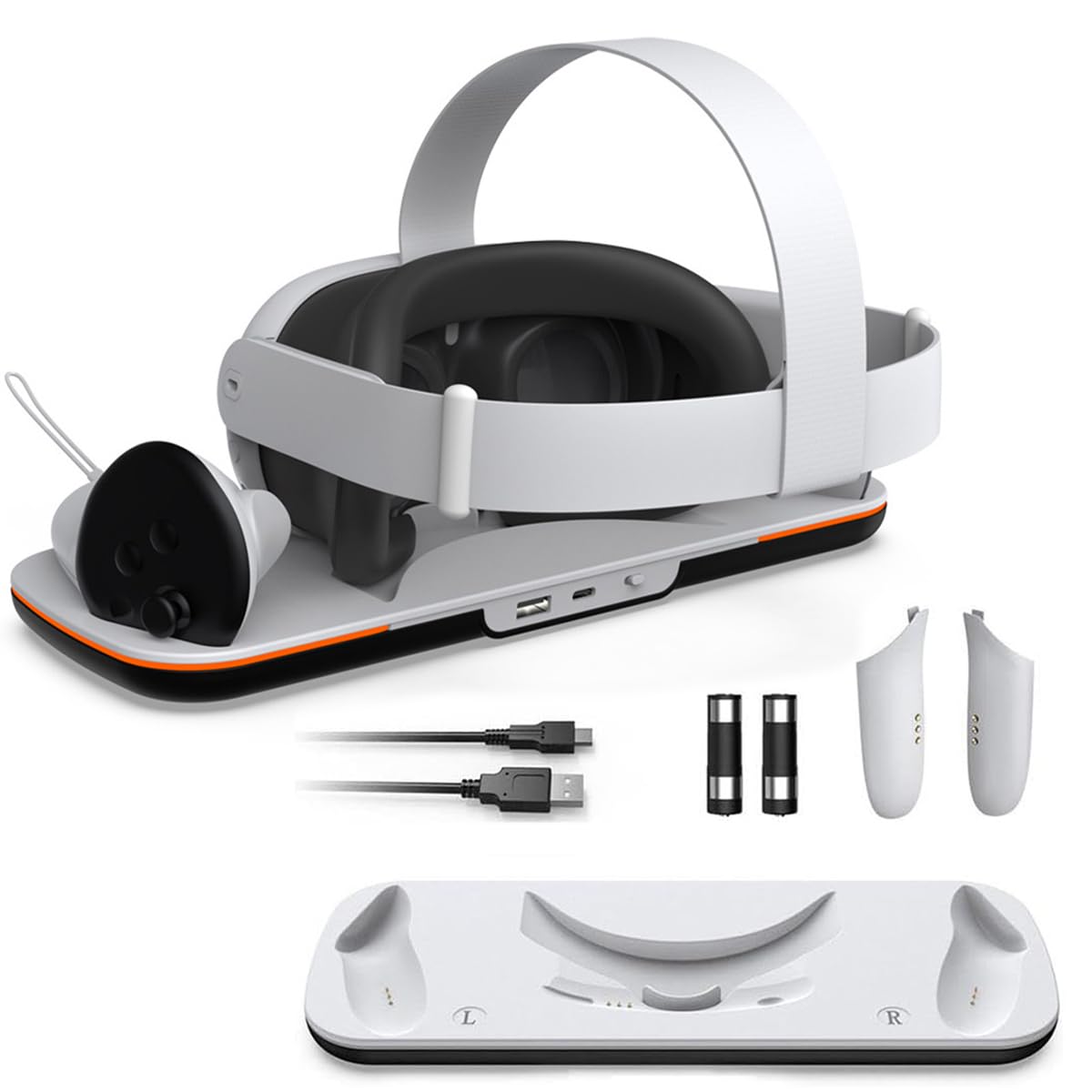 Amazon.co.jp: Meta Quest 3 用充電ドック 充電ドック可動式充電ドック