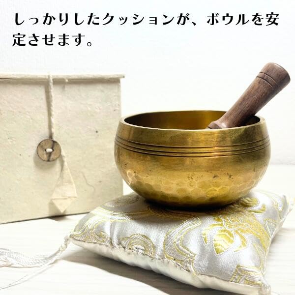 Amazon.co.jp: シンギングボウル おりん セット ネパール 手打ち シ