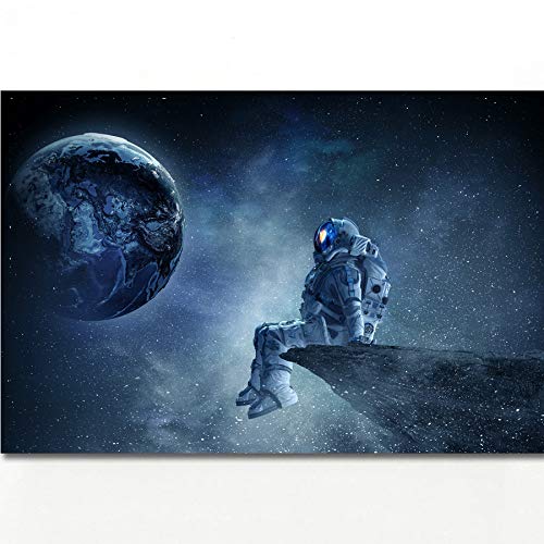 Amazon | 宇宙飛行士の惑星宇宙壁の芸術の絵のファンタジーポスターと