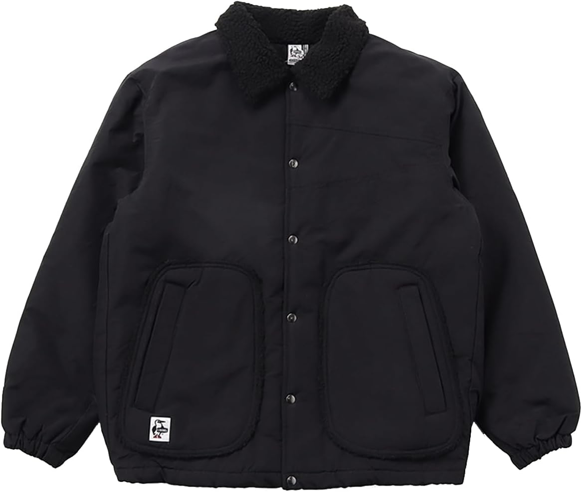 Amazon | [チャムス] キャンピング ボア コーチ ジャケット | コート