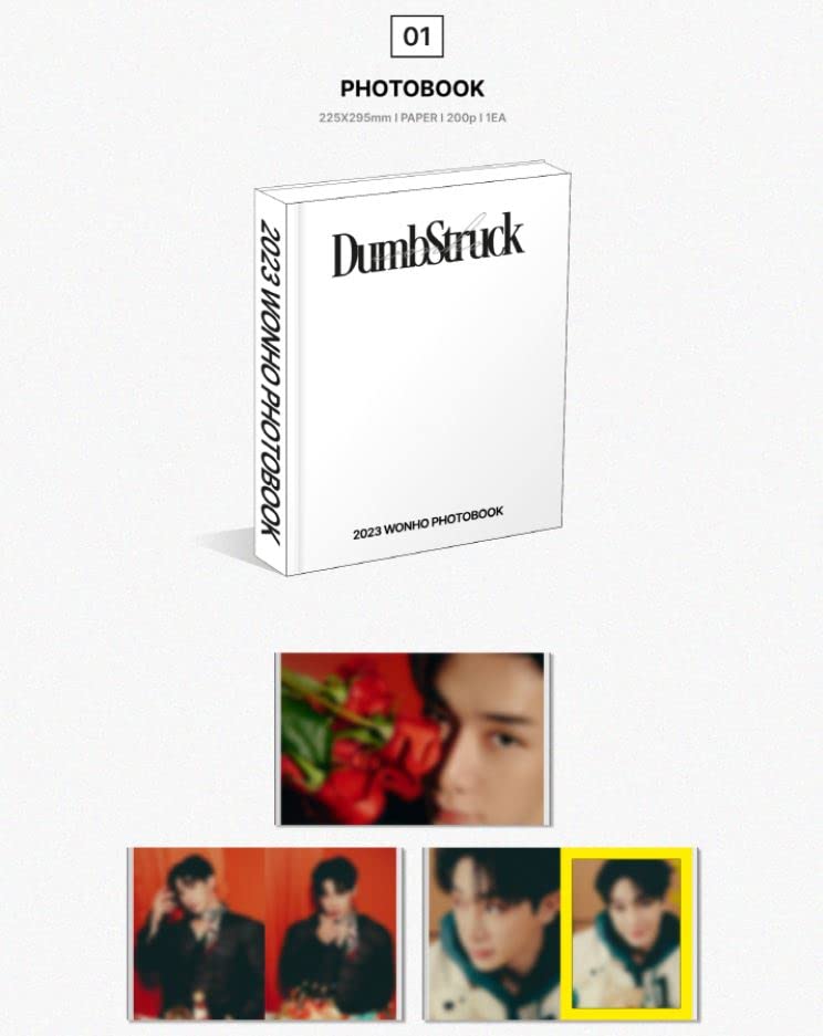 Amazon.co.jp: WONHO - 2023 WONHO PHOTOBOOK 'DUMBSTRUCK' 公式