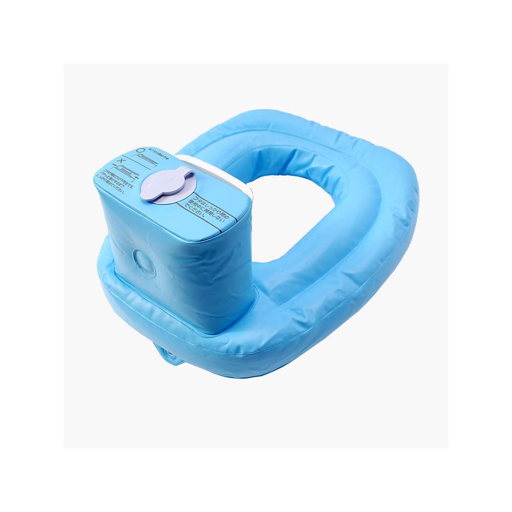 Amazon.co.jp: ふわふわコンパクト 補助便座 サックス 折りたたみ 携帯