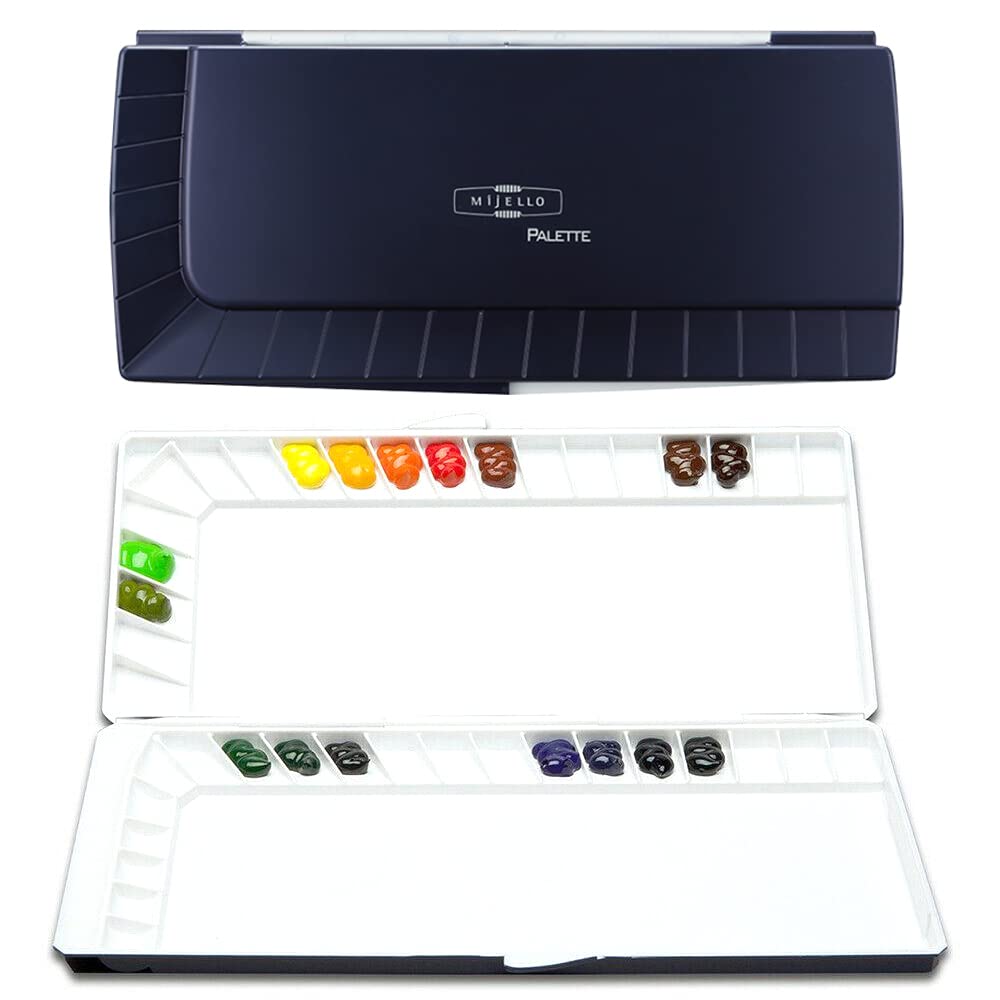 Amazon.com: Mijello MWP-3040 Silver 40 Watercolor Stain Resistant