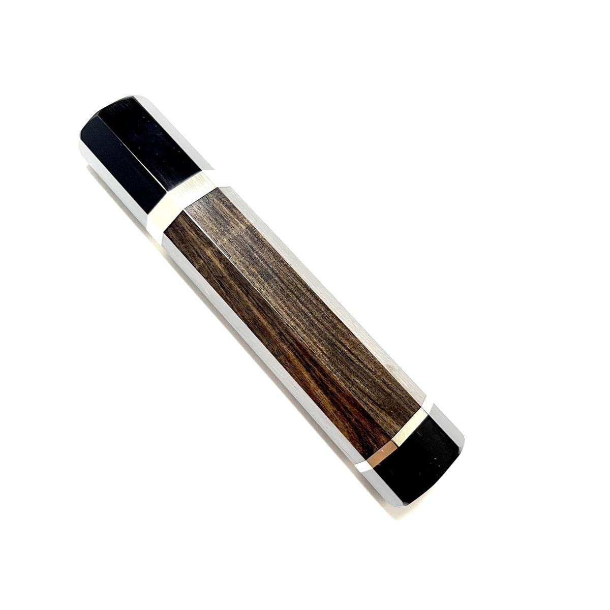 7179 左利き用 大出刃包丁 8寸 刃渡り240 刺身包丁 黒檀黒水牛角八角柄