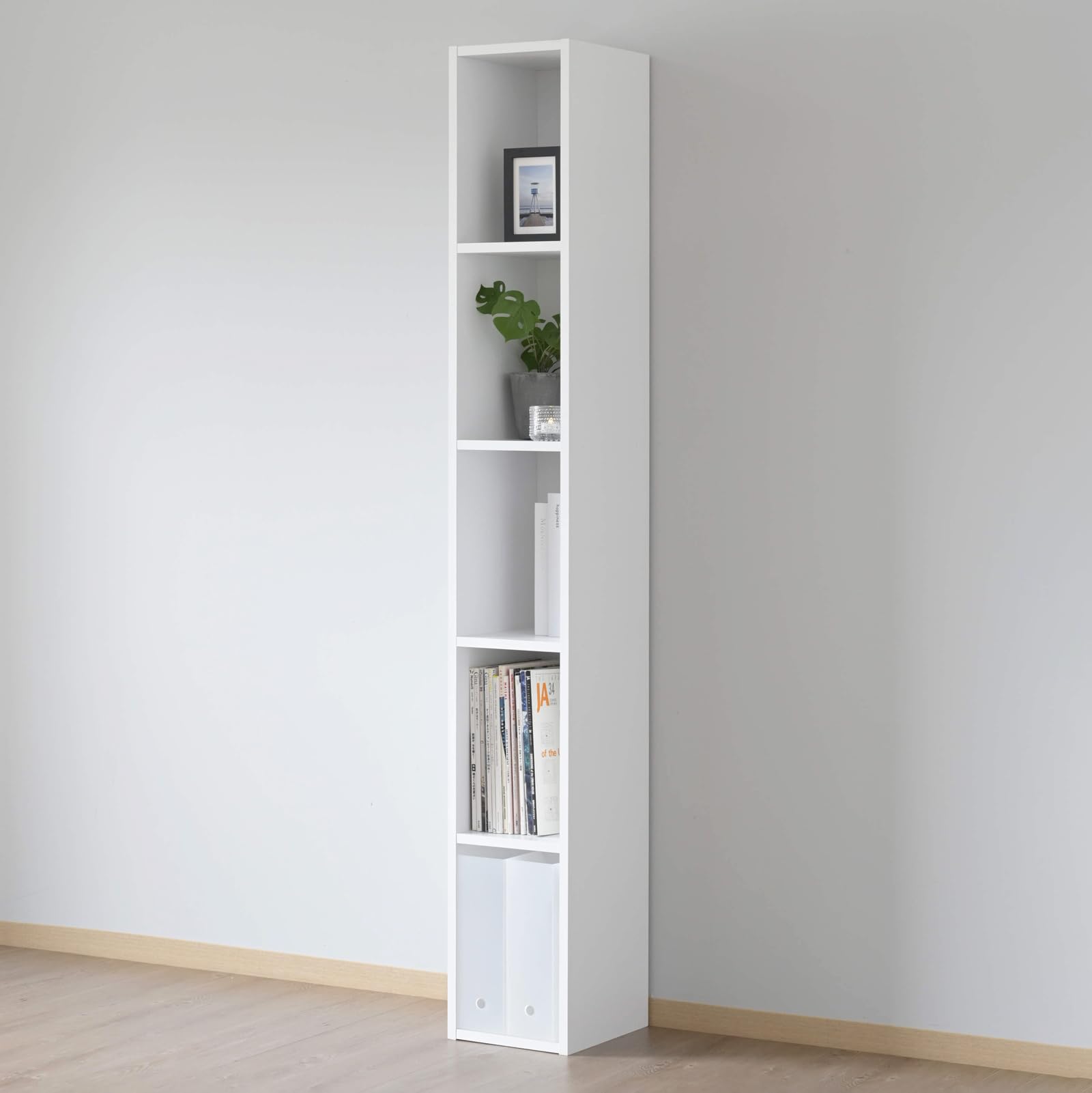 Amazon｜山善(YAMAZEN) 棚 本棚 カラーボックス A4ファイル対応 5段