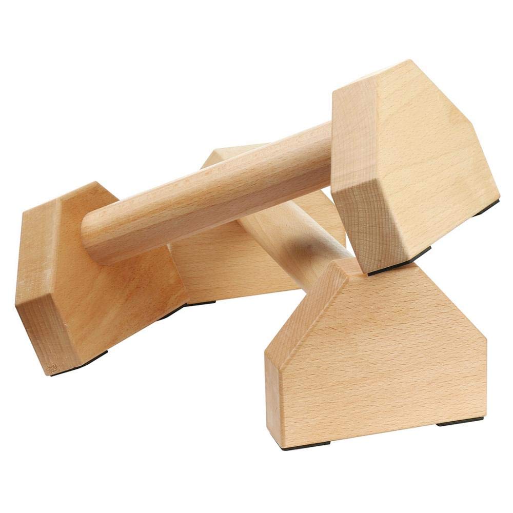 Amazon | 倒立バー 木製 プッシュアップバー 平行棒 2個セット 耐荷