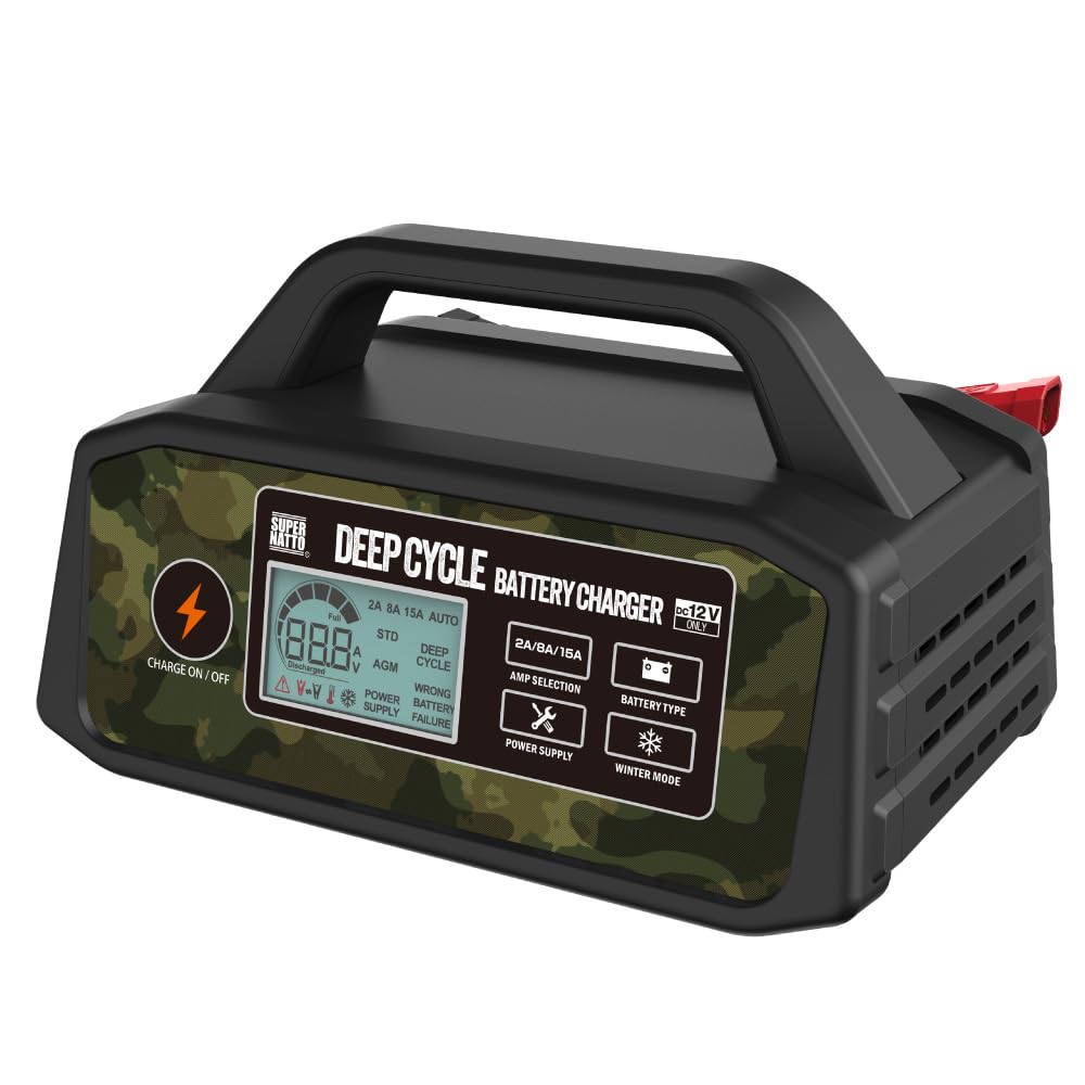 Amazon.co.jp: スーパーナット 自動車用バッテリー充電器 スーパー