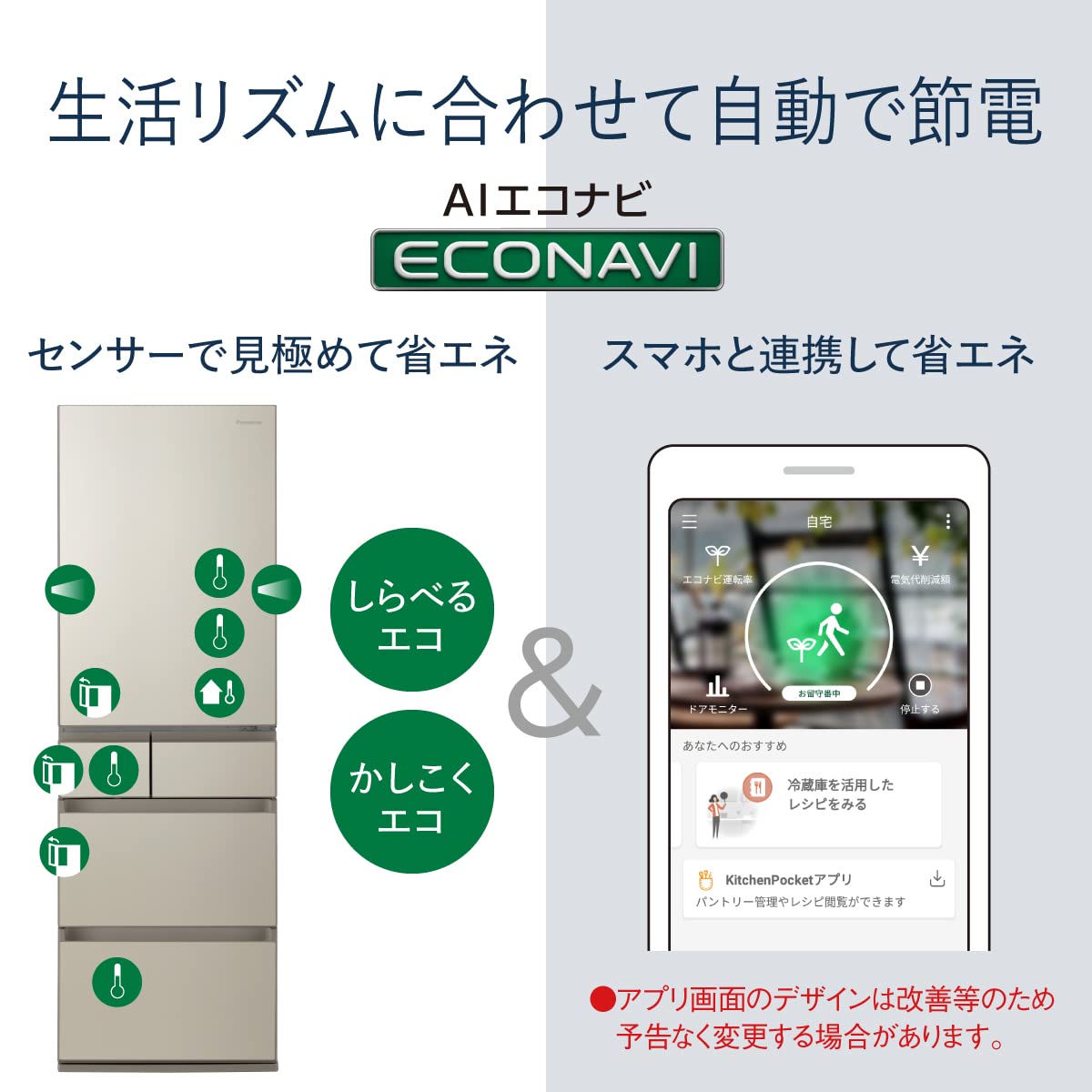 Amazon | パナソニック 冷蔵庫 幅60cm 450L サテンオフホワイト NR