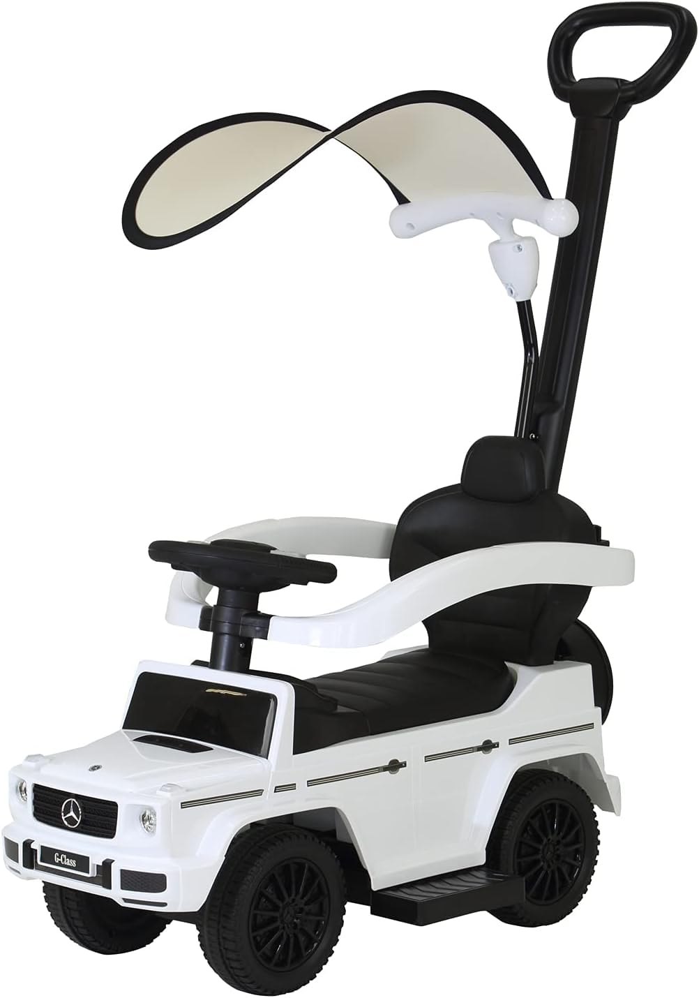 Amazon.co.jp: 押手付乗用メルセデス・ベンツ G350d (白) : おもちゃ