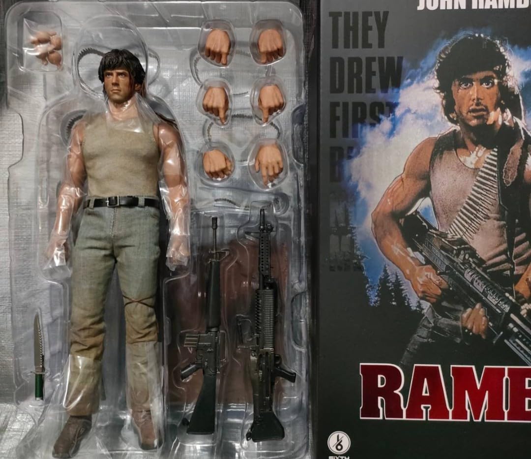 Amazon.co.jp: 1/6 ジョン・ランボー アクションフィギュア