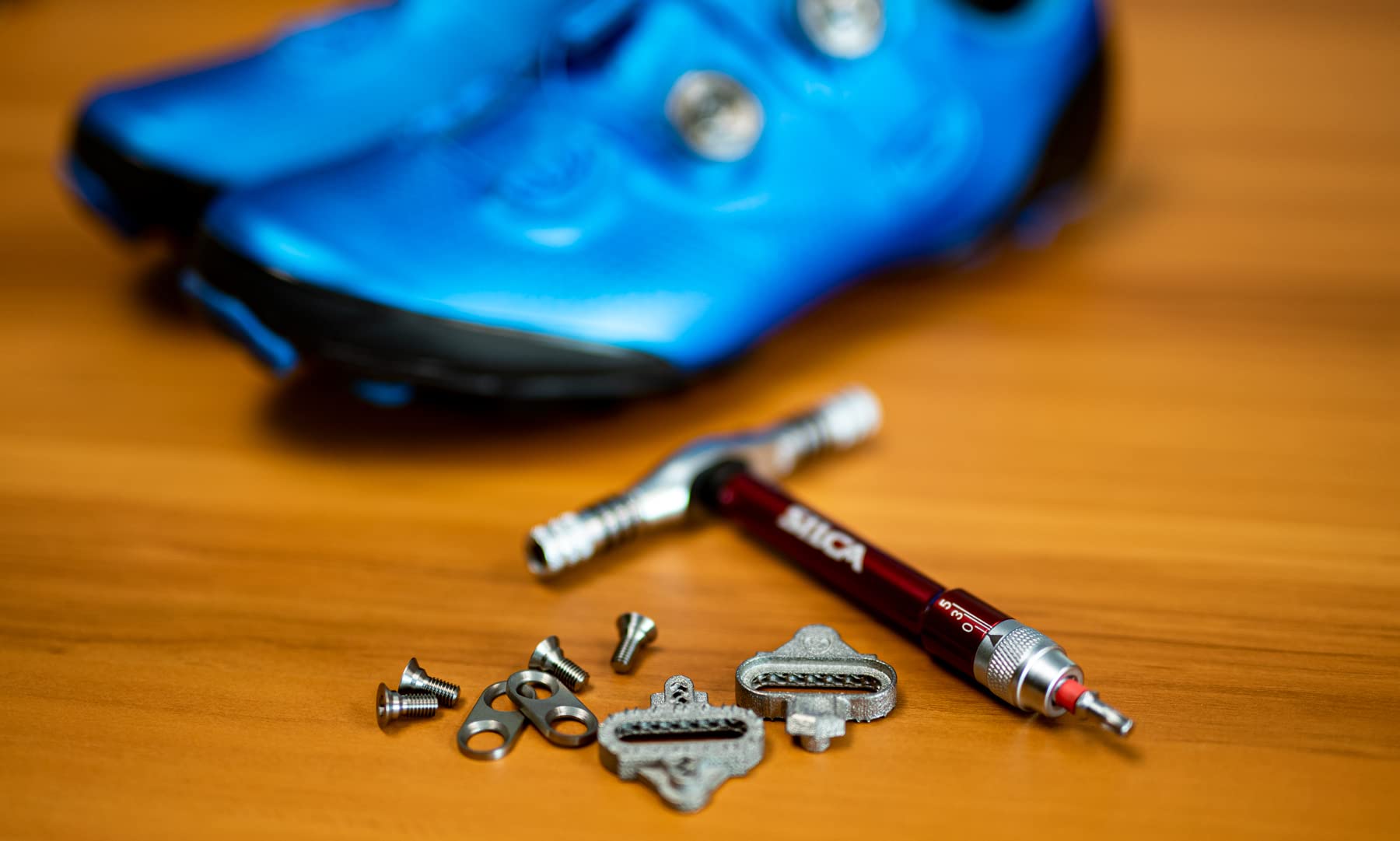 Amazon | SILCA 3DプリントTi クリートキット | シマノSPDペダル | 1