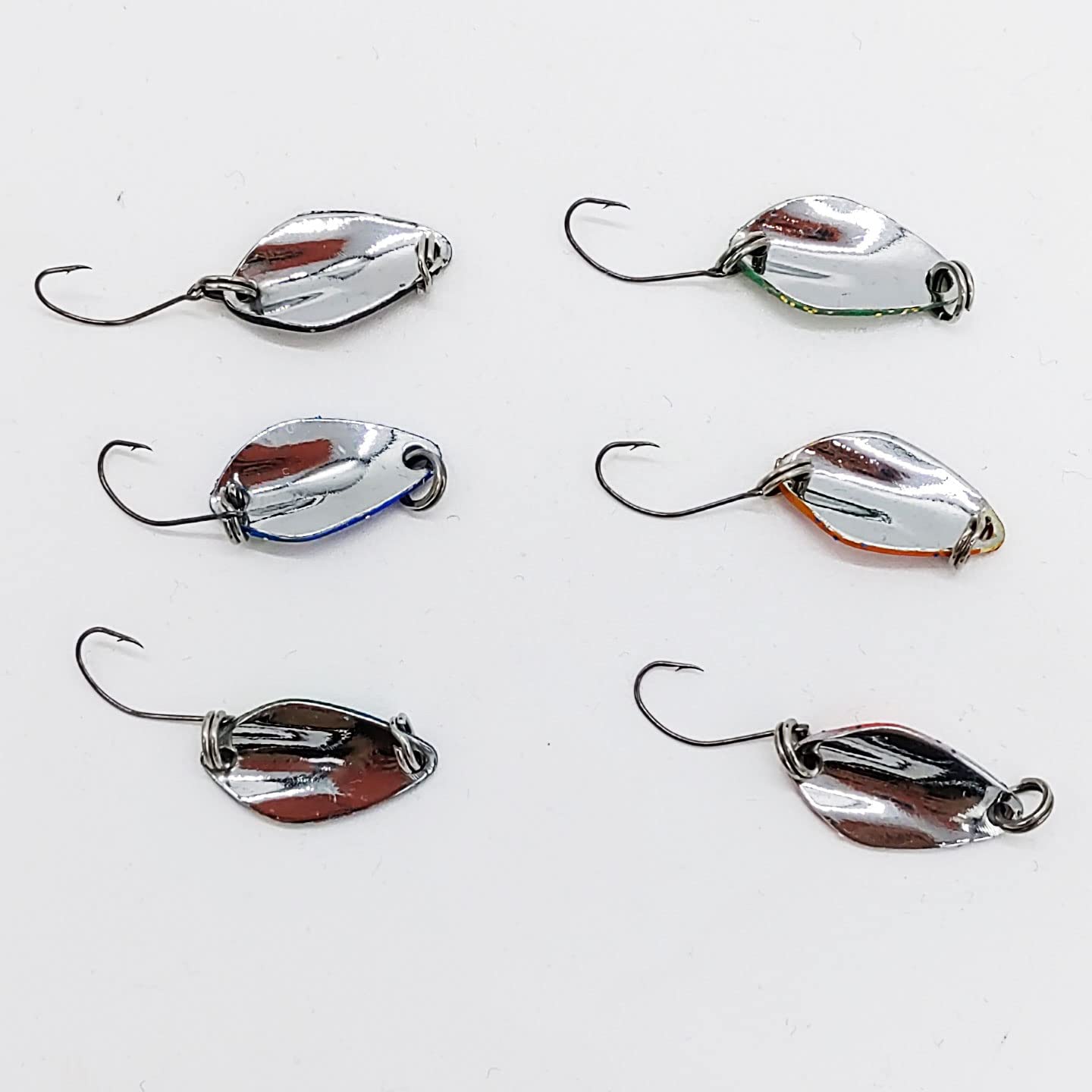 Amazon.co.jp: 【PBルアー】エリアスプーン 管釣りスプーン 6色セット