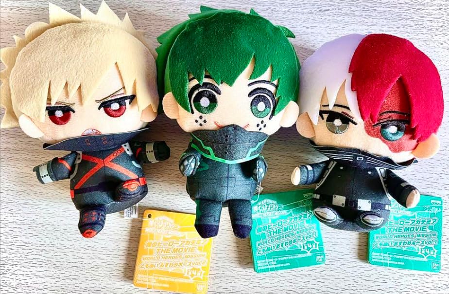 Amazon.co.jp: ナムコ限定 ヒロアカ 緑谷出久 爆豪勝己 轟焦凍 WHM