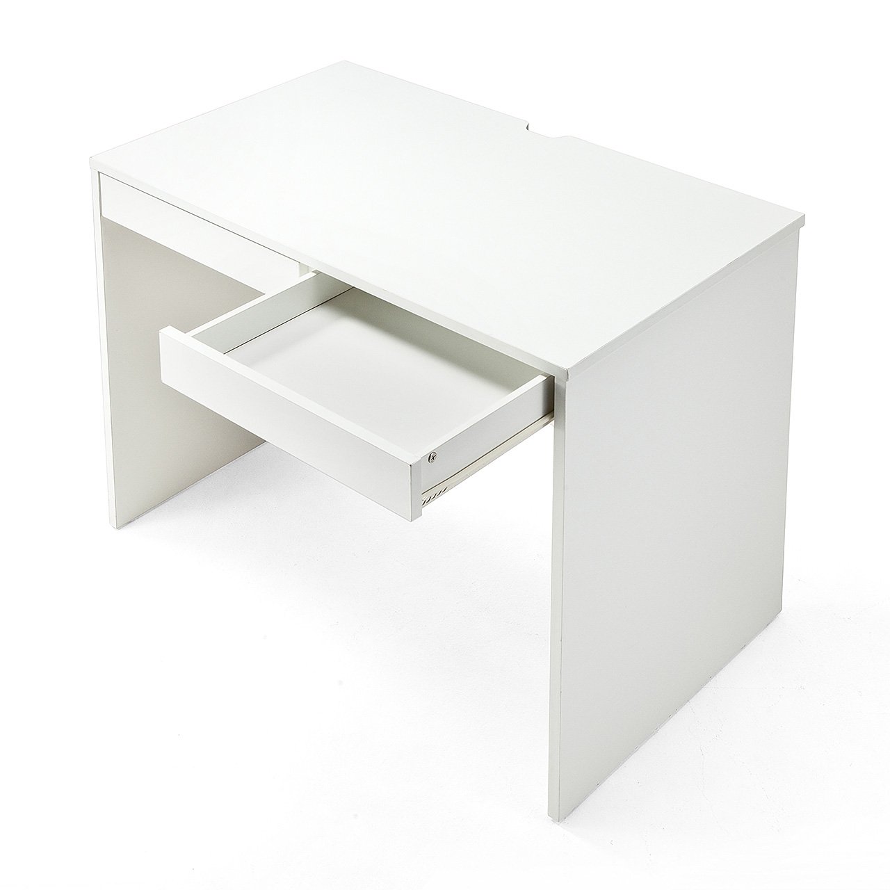 Amazon | サンワダイレクト パソコンデスク 木製 引き出し付き 幅100