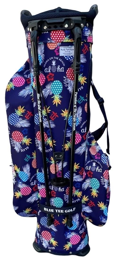 美品】ブルーティーゴルフ 軽量 スタンド キャディバッグ ポップン