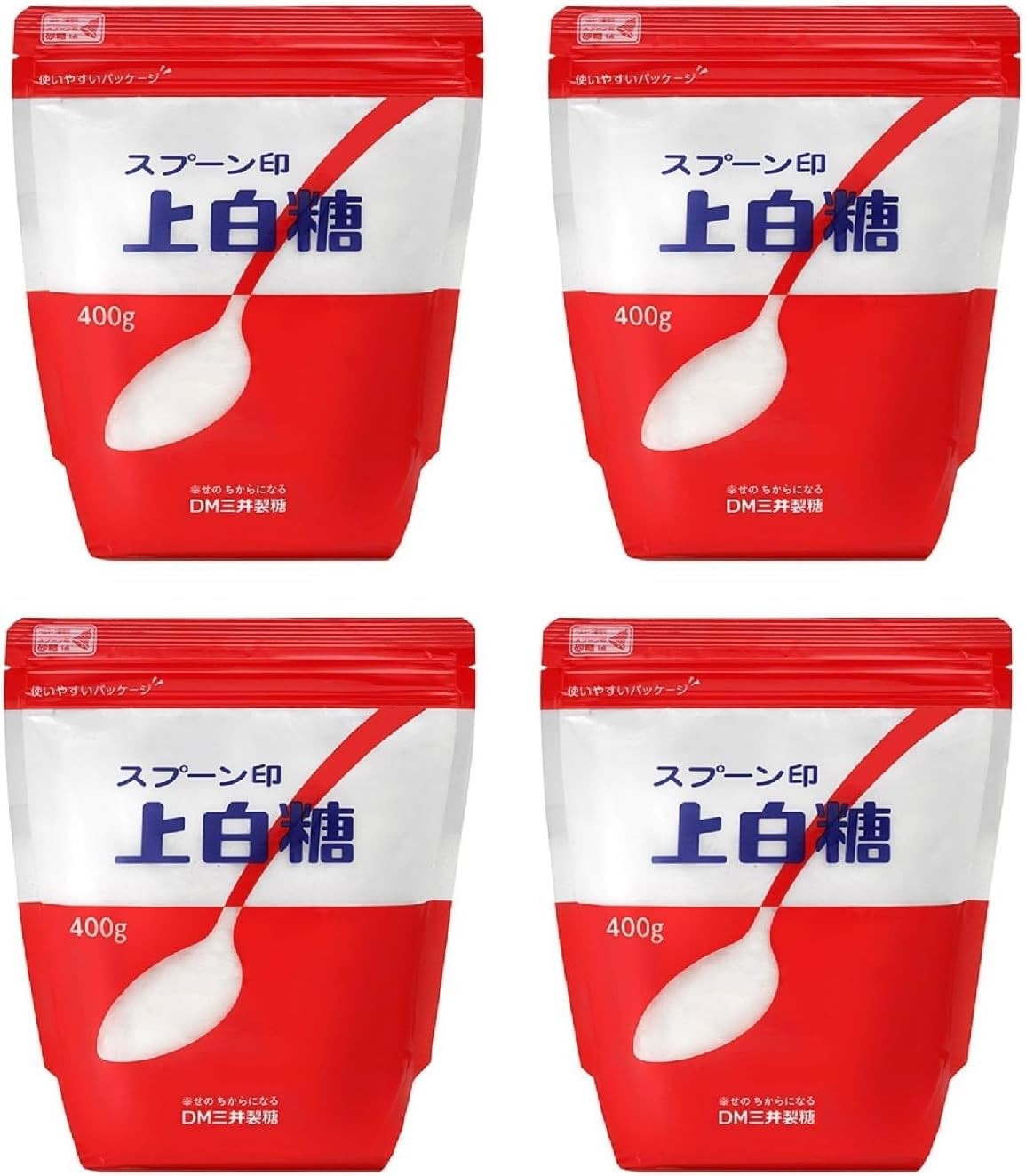 Amazon.co.jp: スプーン印 上白糖400gx4袋 砂糖/上白糖/てんさい糖