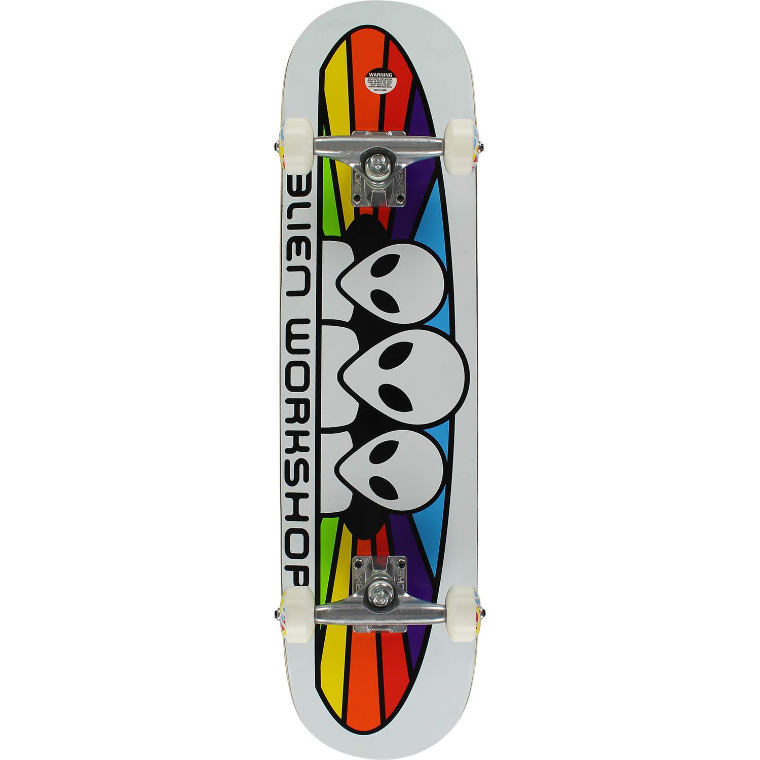 Amazon.com : Alien Workshop Spectrum White Complete Skateboard
