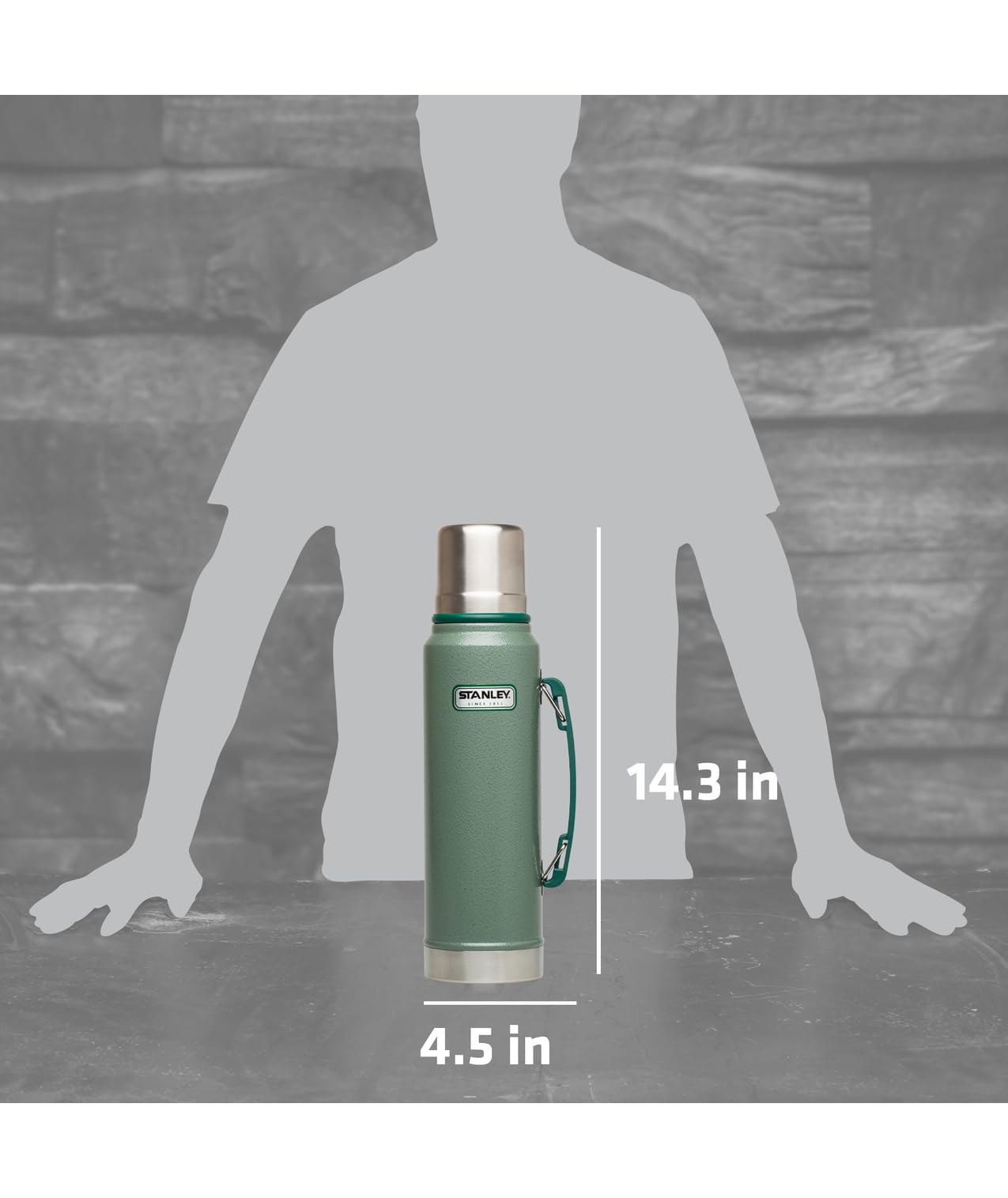 Amazon.com: Stanley Heritage Classic Vacuum Bottle with Handle 1.1