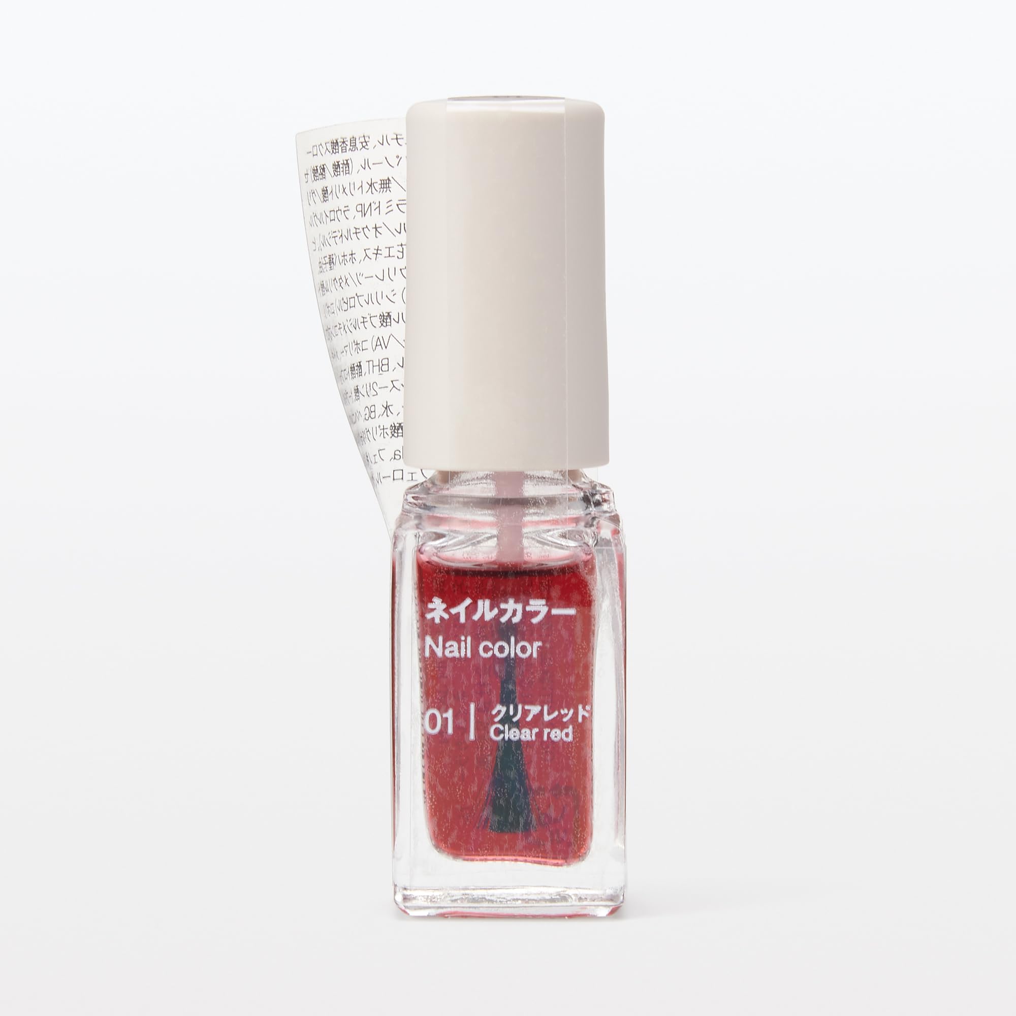 Amazon | ネイルカラー クリアレッド 5mL 83916978 | 無印良品