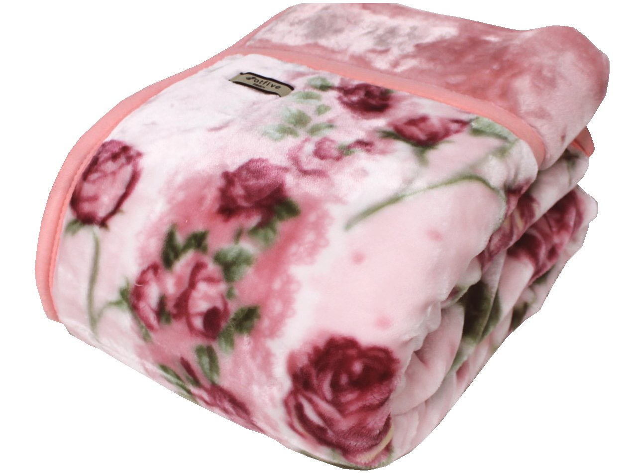 Amazon｜京都西川衿付き2枚合わせふっくら毛布（フローレン）シングル