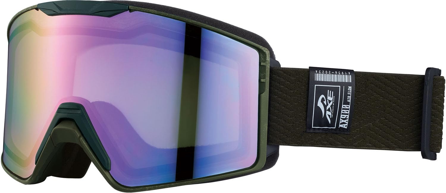 Amazon | [アックス] スキー スノボー ゴーグル UVプロテクション ワン