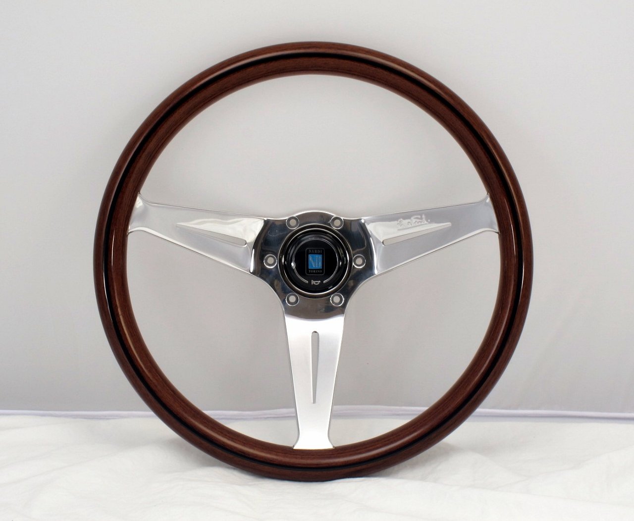 ステアリング ハンドル NARDI 368mm ディープコーン 旧車 ウッド