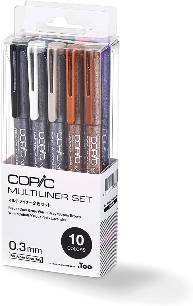 Amazon.co.jp: コピック(COPIC) Too マルチライナー全色セット (0.3