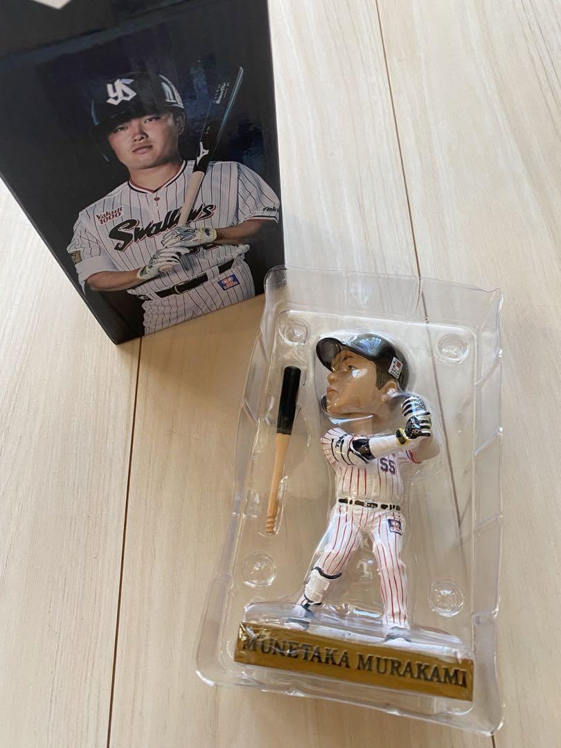 Amazon.co.jp: ヤクルトスワローズ 村上宗隆 ボブルヘッド人形 : おもちゃ