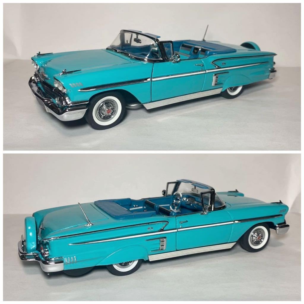 Amazon | DANBURYMINT 1/24 1958 CHEVROLET IMPALA CONVERTIBLE ダン