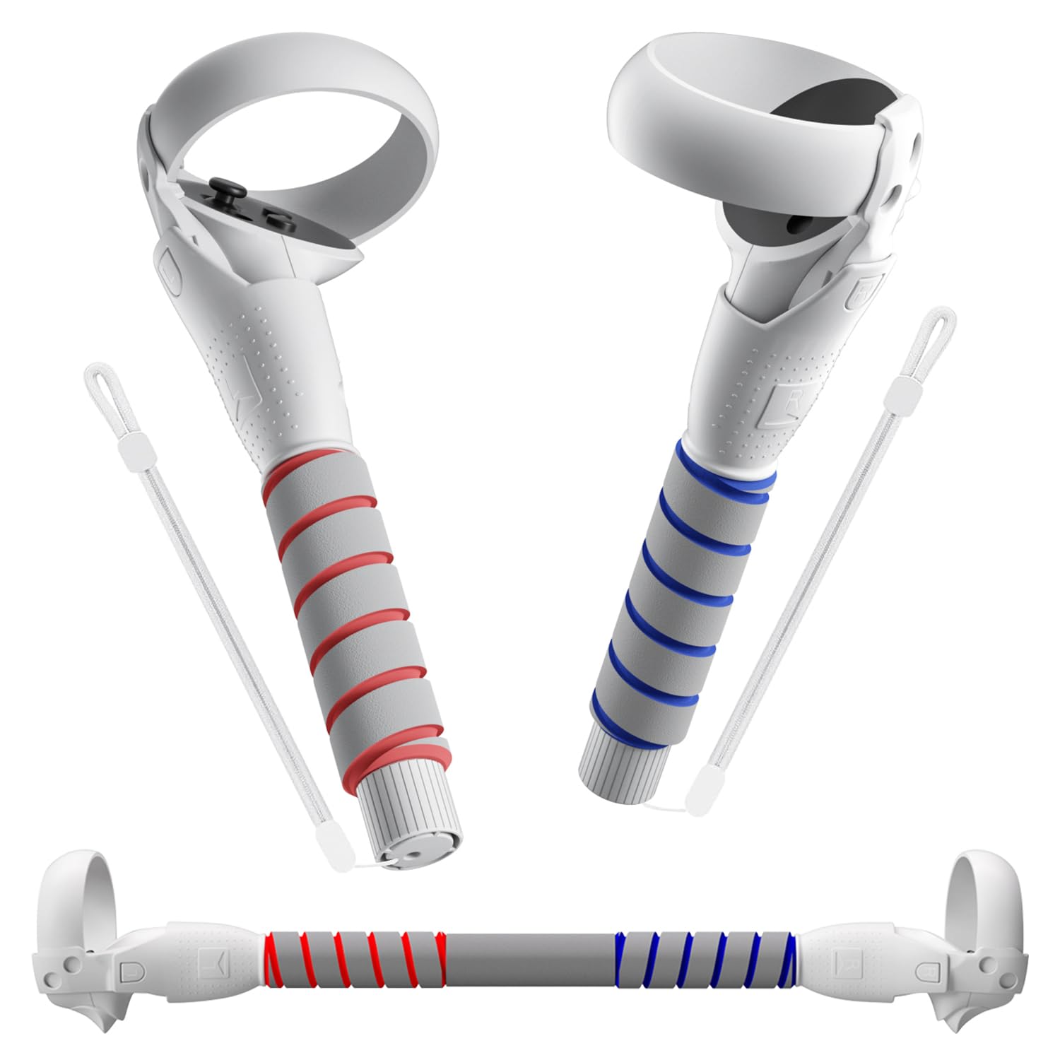 SAQICO 2 in 1 Long Arms & Handle Attachments Compatible with