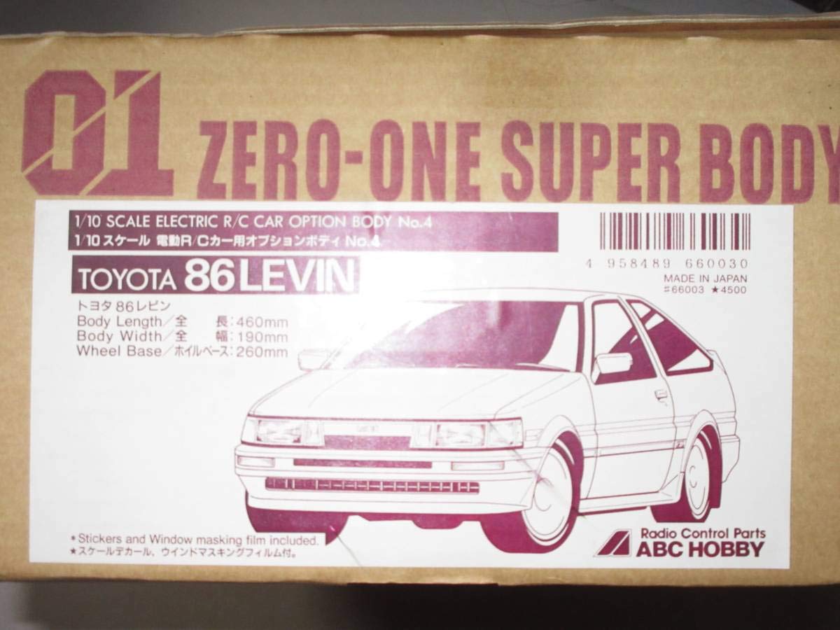 Amazon.co.jp: N ABC HOBBY 66003 LEVIN AE86 ボディ : おもちゃ