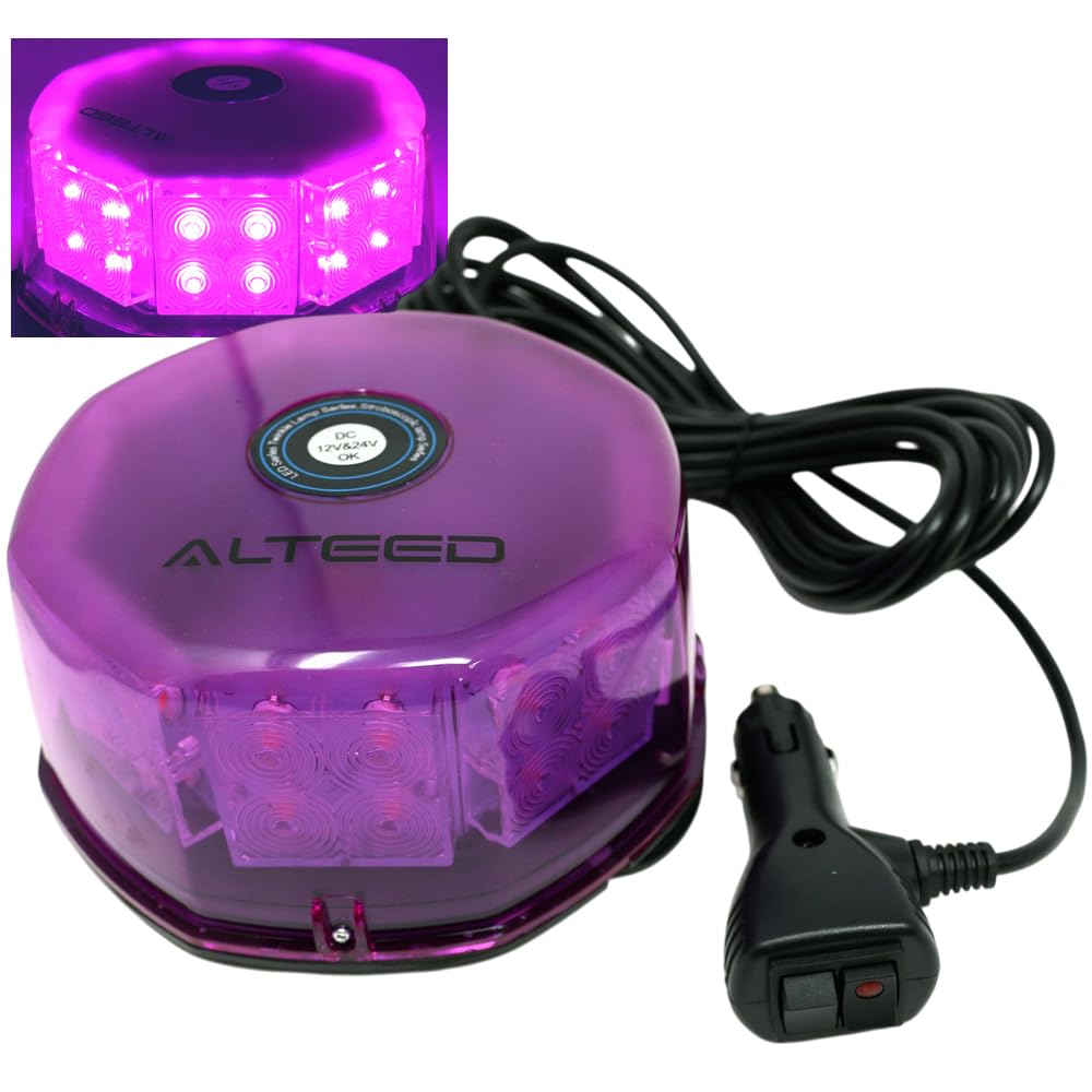 Amazon.co.jp: アルティード(ALTEED) LED回転灯 紫色発光有色カバー