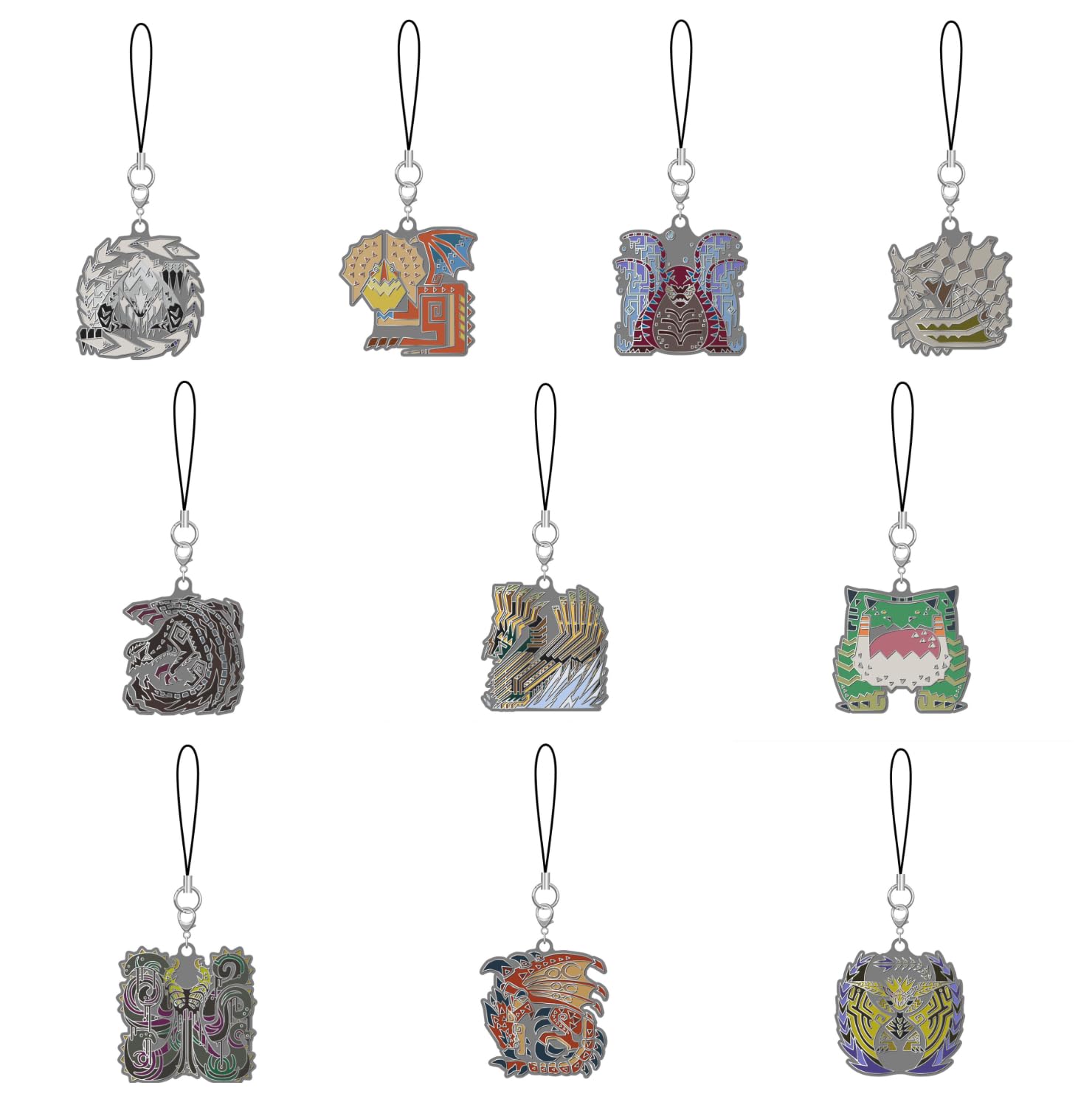 モンスターハンターMONSTERHUNTER メタルチャームキーホルダーフィギア