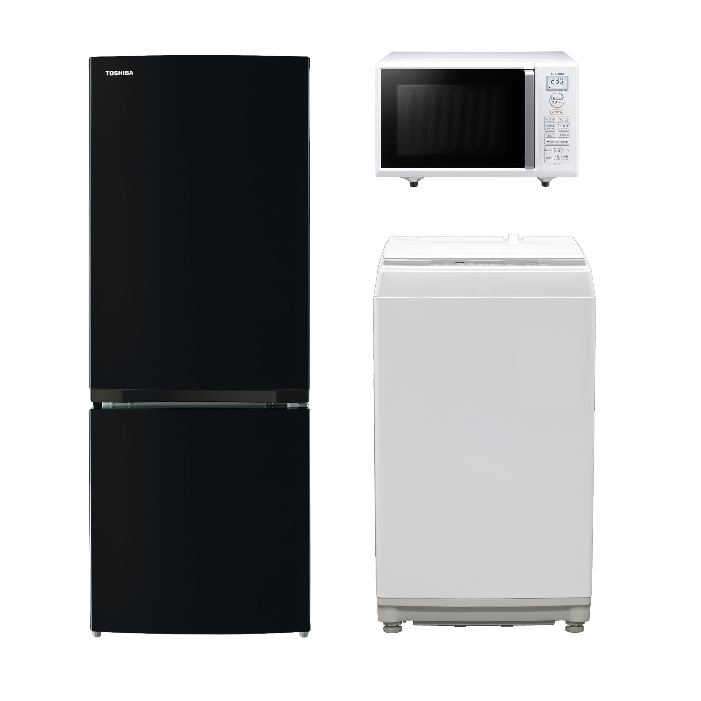 東京23区配送無料✨家電3点セット 冷蔵庫 洗濯機 レンジ コンフィー