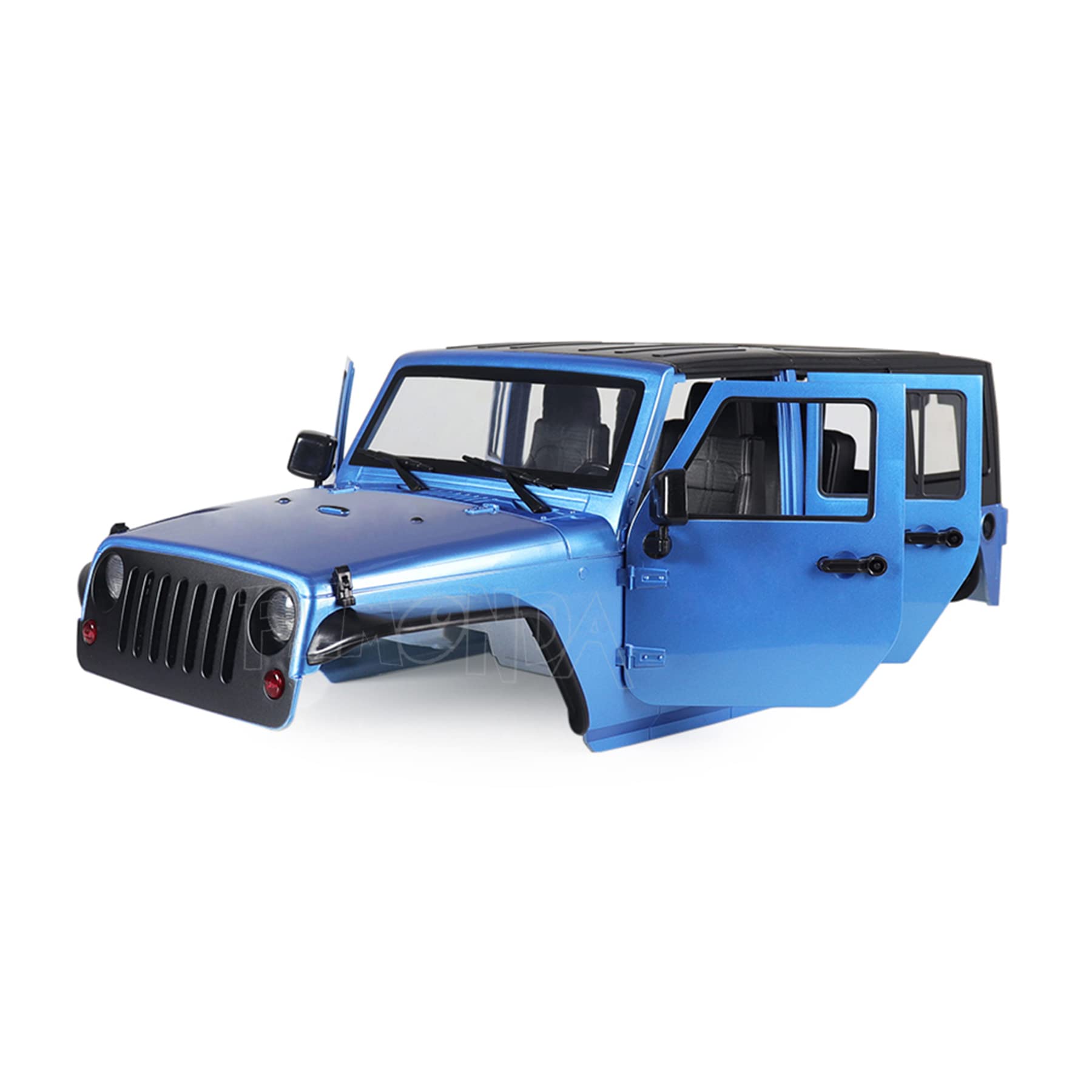 Amazon | 313mm RCクローラーボディ 4ドアホイールベース ジープ